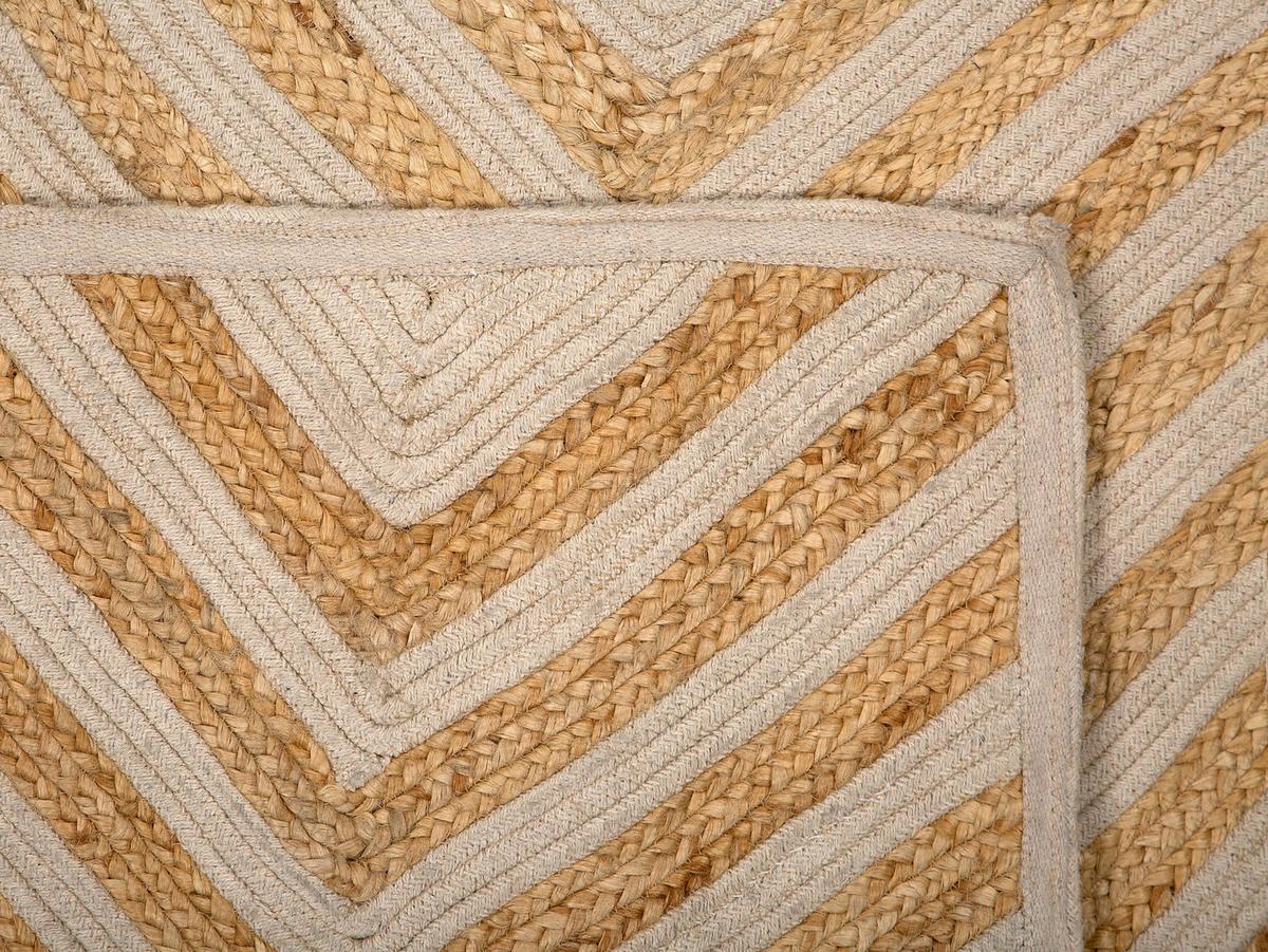 KURZFLOR-TEPPICH Pirli 200/140 cm - Beige, Textil (140/200cm) - Beliani