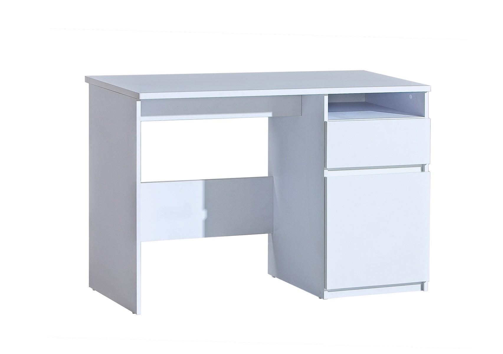 SCHREIBTISCH KRYOS 120x52x79,5 cm Bürotisch Computertisch, Weiß - Weiß, Holzwerkstoff (52/120/79.5cm) - MASSENO