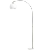 STEHLAMPE Metall Weiß - Weiß, Metall (90/26/180cm) - HOMCOM