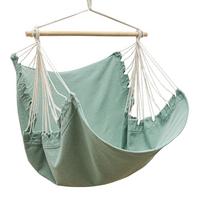 XL HÄNGESESSEL 155/125 cm Belastbar bis 100kg Salbeigrün - Grün, Textil (125/140/155cm) - Amanka