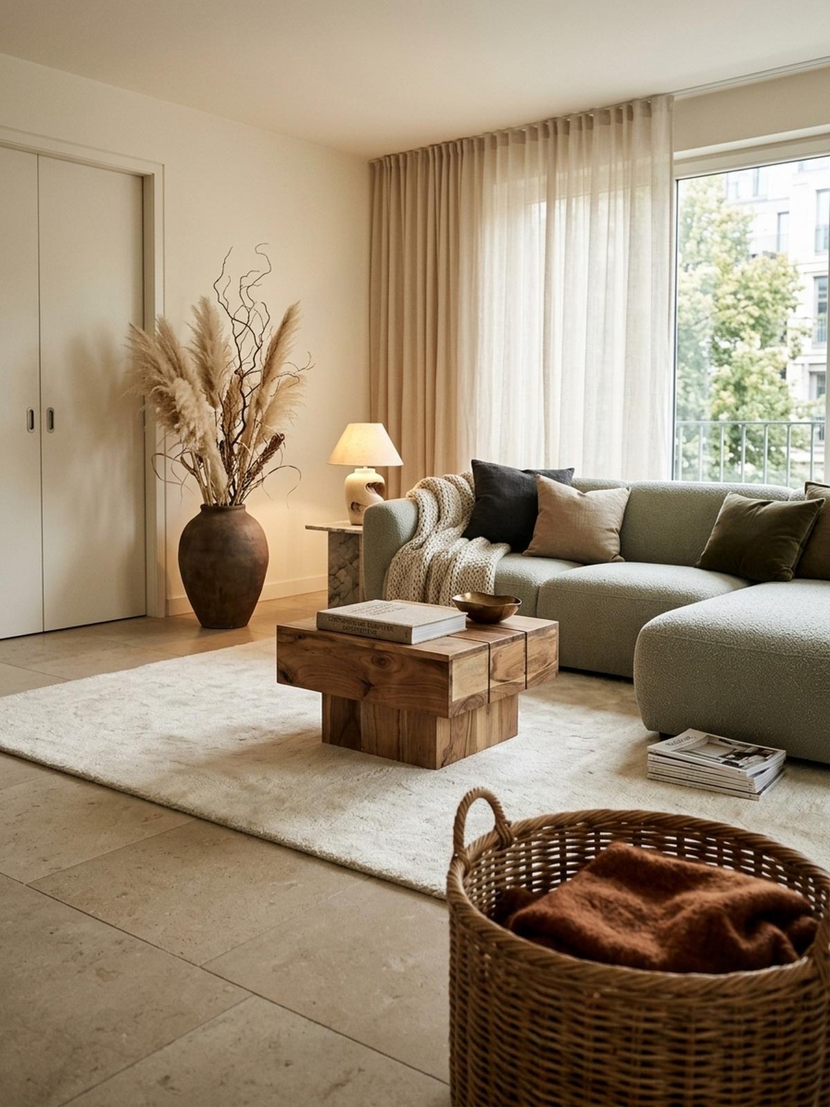 BEISTELLTISCH aus Massivholz, handgefertigt, Unikat, Beige 44x44x30 cm - Beige, Holz (44/44/30cm) - KADIMA DESIGN
