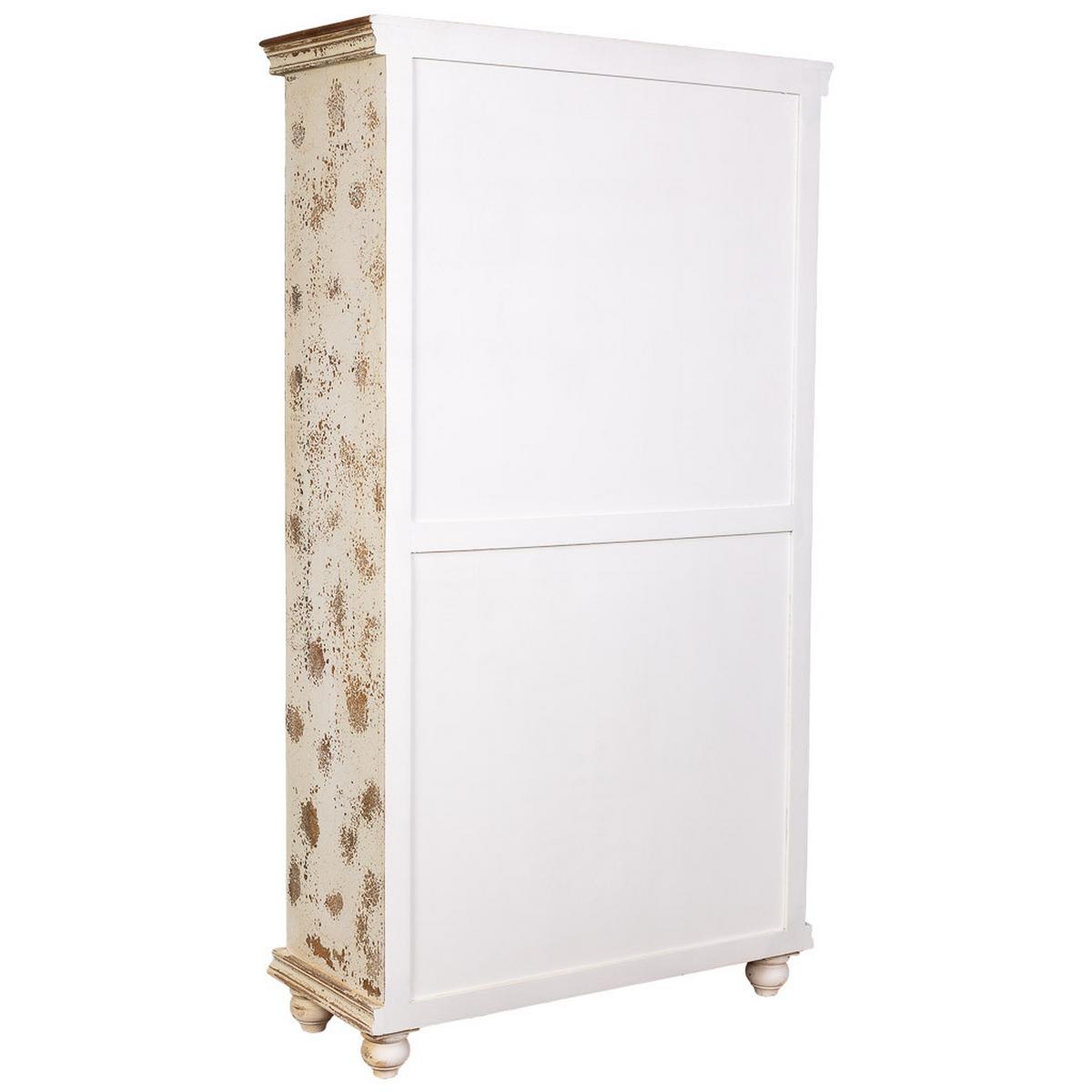 KLEIDERSCHRANK aus holz 104x43x188cm - Weiß, Holz (104/188/43cm) - Wanderlust