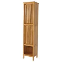 TEAK-HOCHSCHRANK Braun - Braun, Holz (41/181/35cm) - MCW