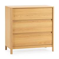 KOMMODE 80/80/40 Nassau Eichenfarbe - Honigeiche, Holzwerkstoff (80/80/40cm) - VS Venta-stock