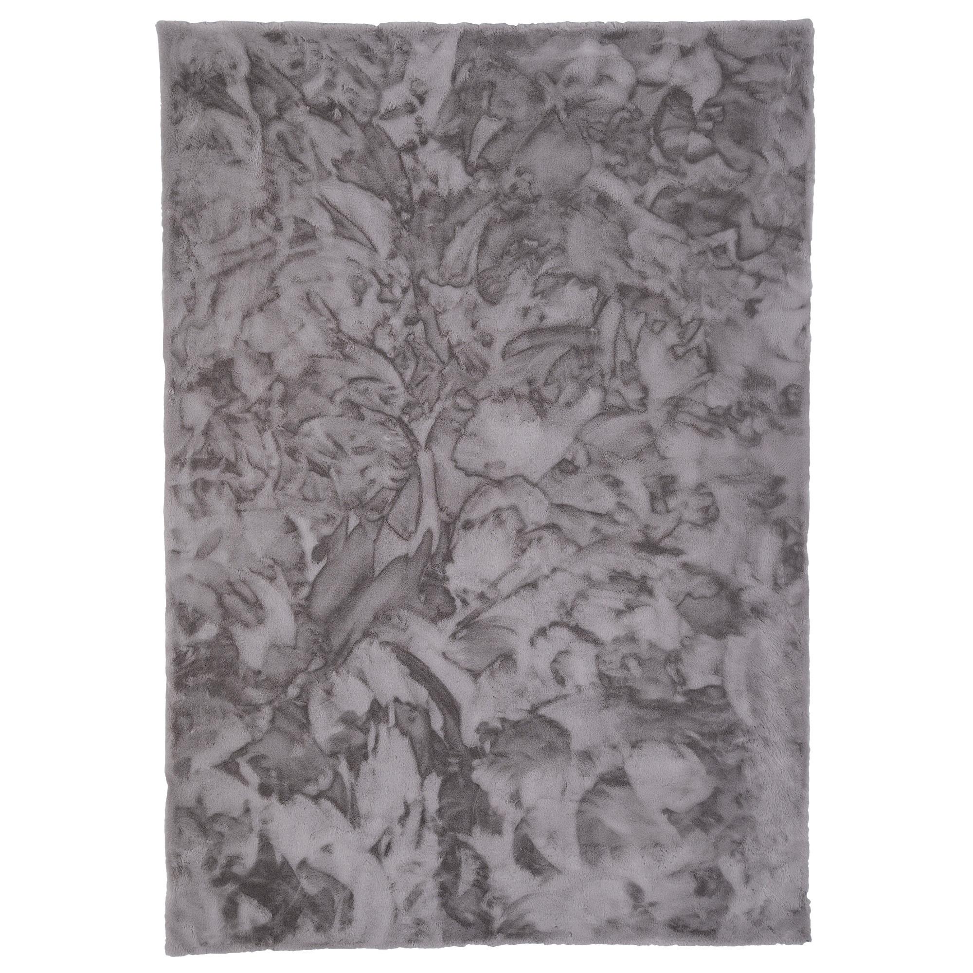 FELLTEPPICH LUXUS SUPER SOFT PLUSH - Grau, Textil (180/250cm) - Pergamon