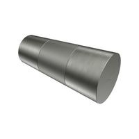 ENDSTÜCKE FÜR GARDINENSTANGEN 20 mm Ø, Tanara Edelstahl-Optik/Satin-Silber, Packung 2 Stück - Edelstahlfarben/Silberfarben, Metall (6.5/3.2/3.2cm) - INTERDECO