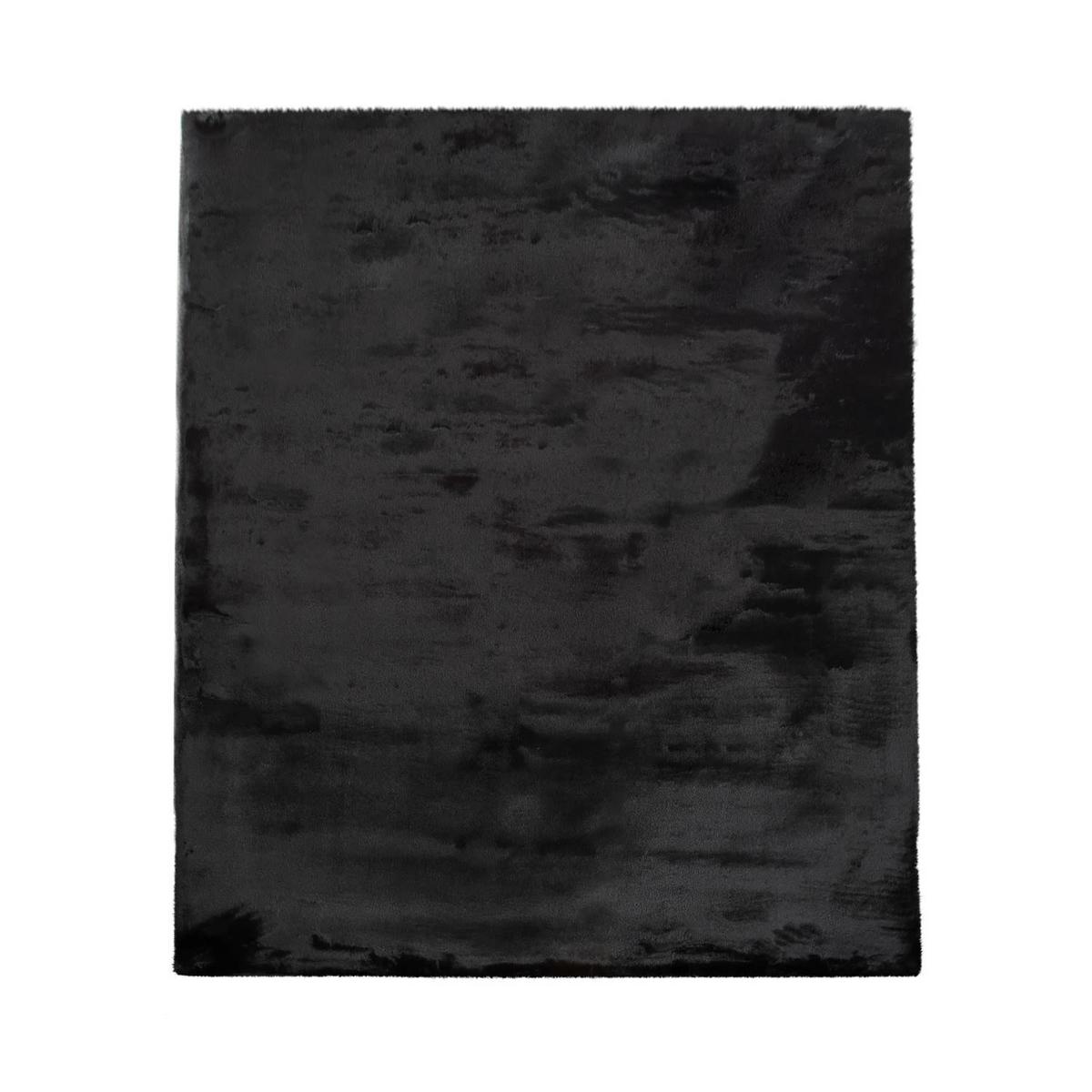 HOCHFLORTEPPICHE Schwarz 160 x 230 cm - Schwarz, Kunststoff (160/230cm) - TT Home