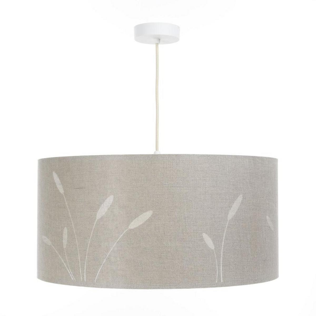 HÄNGELEUCHTE Taupe 60/100 cm - Taupe/Beige, Kunststoff (30/0.8/100cm) - ONZENO