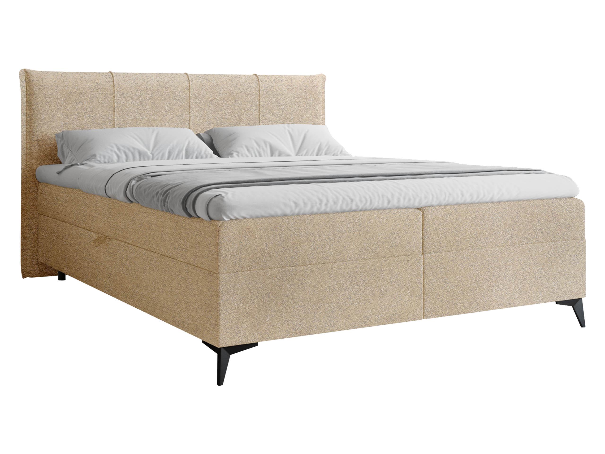 BOXBETT Eco Bis - H3 - Beige/Schwarz, Holz/Holzwerkstoff (160/200cm) - MIRJAN24