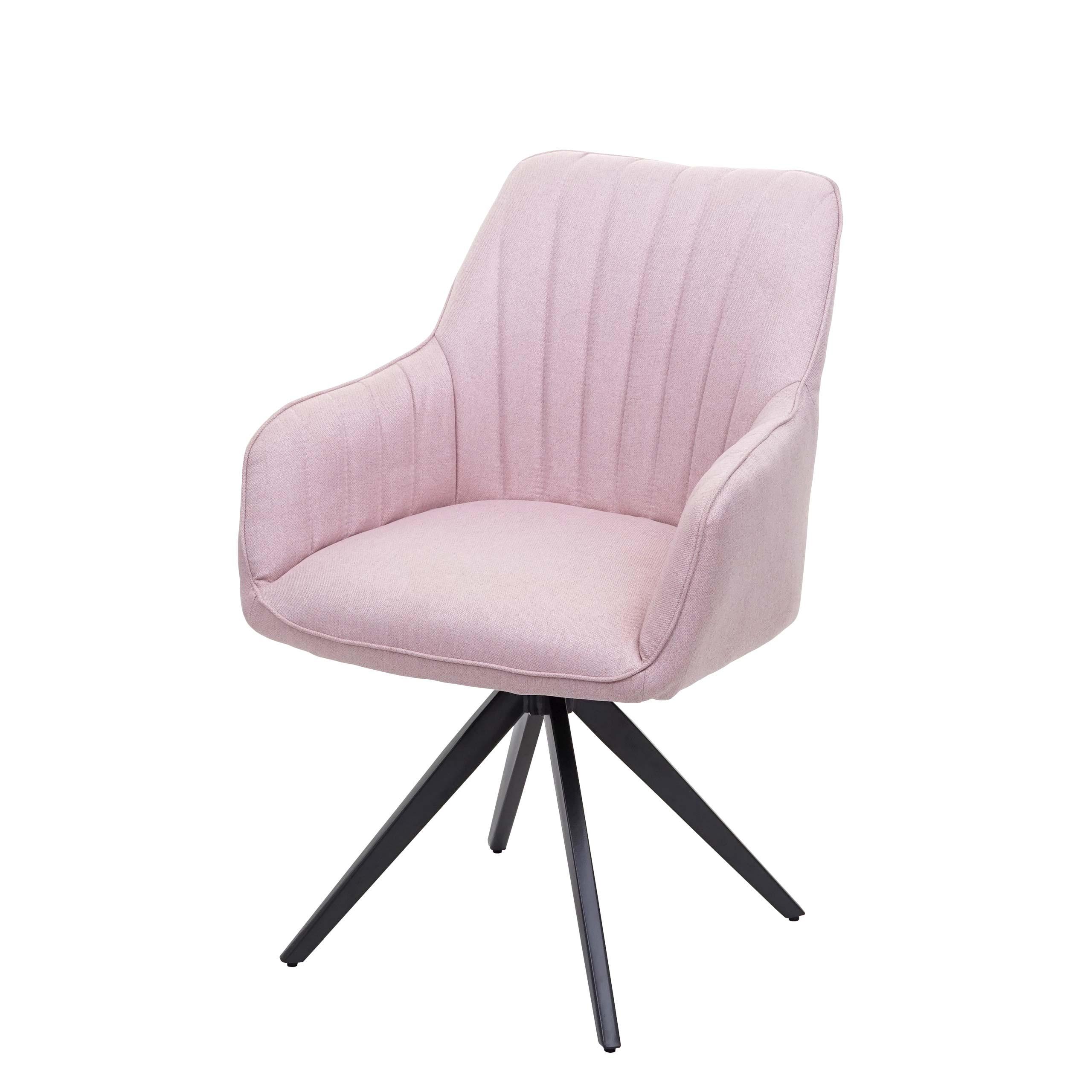 ESSZIMMERSTUHL Altrosa - Altrosa/Rosa, Textil (58/87/62cm) - MCW