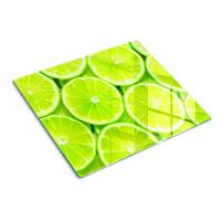 GLASPLATTE 60x52 cm Limes - Grün, Glas (60/0.4/52cm) - TULUP