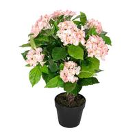 KUNSTBLUME Hortensien rosa, 70 cm - Rosa, Kunststoff (70cm) - Homescapes