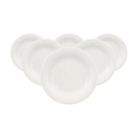 FRÜHSTÜCKSTELLER New Cottage Basic weiß ø 21,5 cm 6er Set - Weiß, Keramik (21.5cm) - Villeroy & Boch