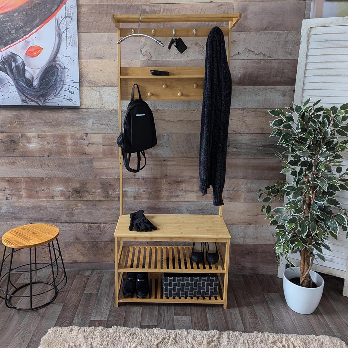 STANDGARDEROBE Braun - Braun, Holz (70/170/31cm) - MCW