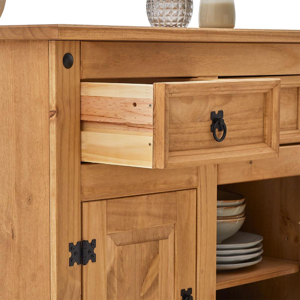 ANRICHTE SALSA natur - Naturfarben, Holz (92/84/44cm) - CARO-Möbel