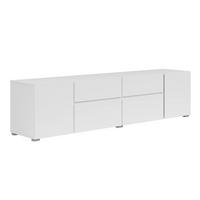 TV-MÖBEL Maxis Weiß - Weiß, Holzwerkstoff (195/48/40cm) - Petits-meubles