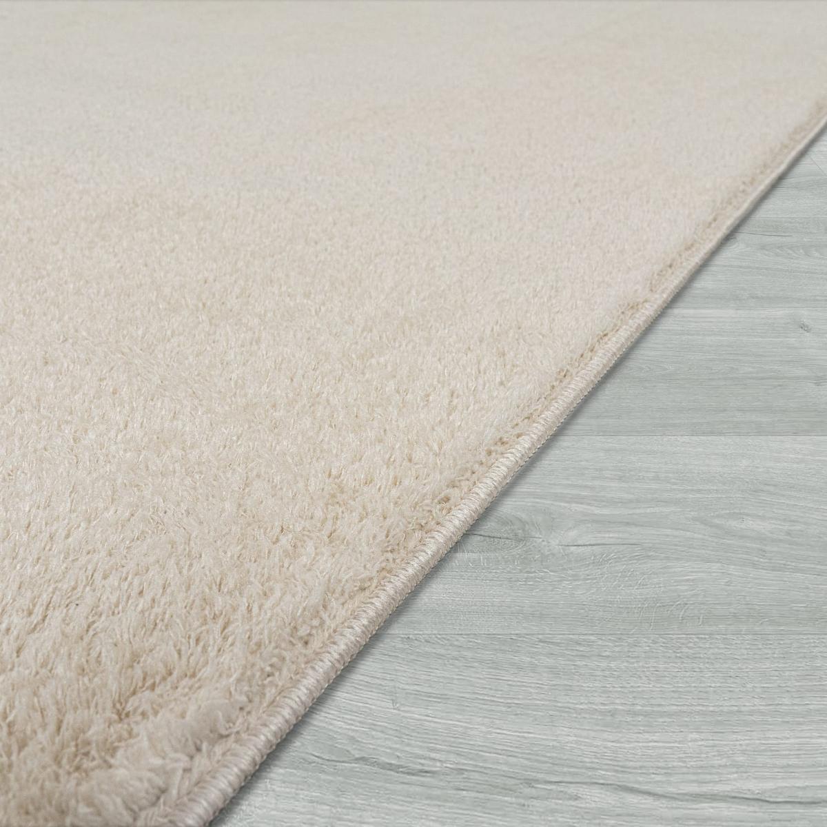 KURZFLORTEPPICH, einfarbig, Creme, 200 x 280 cm - Beige, Textil (280/200cm) - KADIMA DESIGN