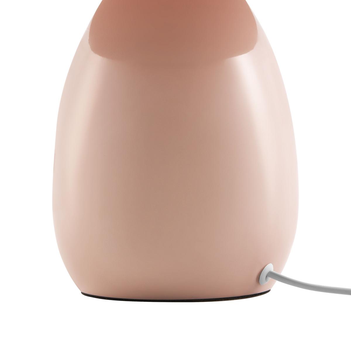 TISCHLAMPE Metall Pastellrosa Sigi - Pink, Metall (30/30/30cm) - Beliani