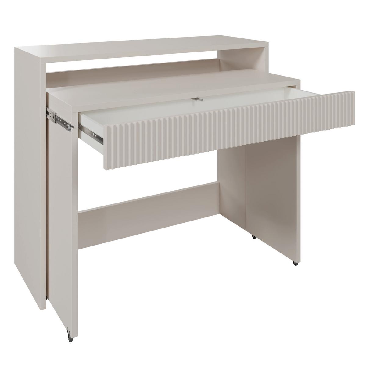 AUSZIEHBARER SCHREIBTISCH ZOOM KASCHMIR 98 CM - Kaschmir, Holzwerkstoff (39/98/87cm) - Selsey