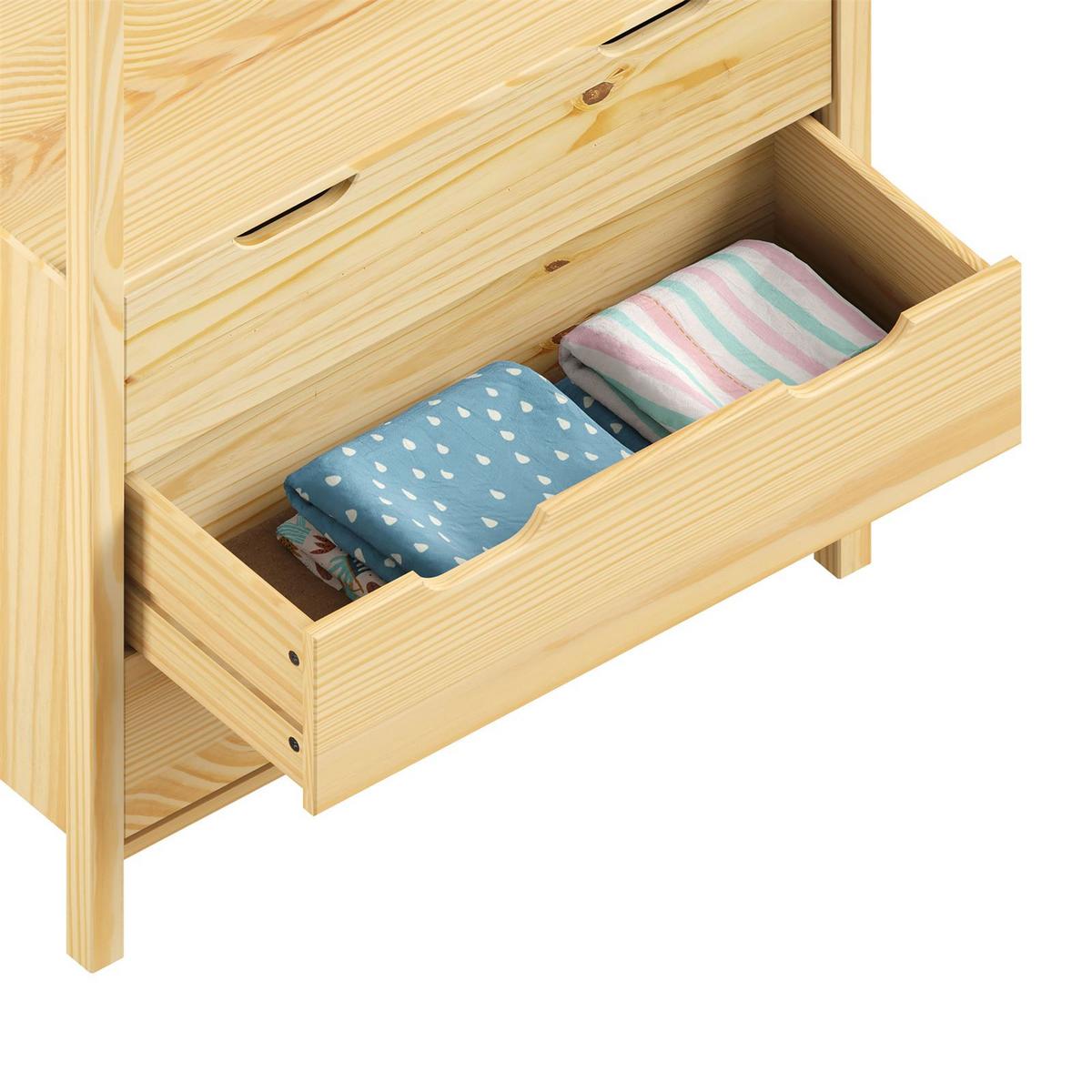 KOMMODE AMIRA natur - Naturfarben, Holz (83/152/41cm) - IDIMEX