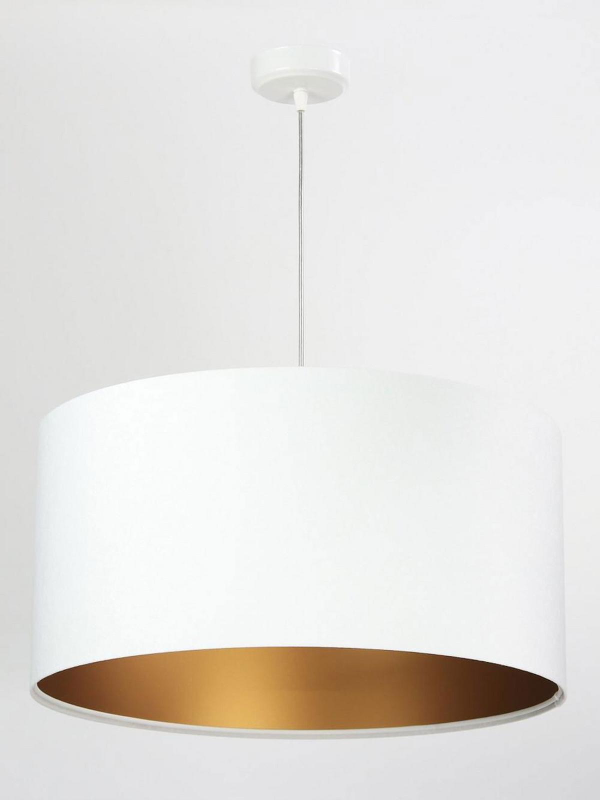 HÄNGELEUCHTE Gold 50/25 cm - Goldfarben/Weiß, Kunststoff (50/0.8/25cm) - ONZENO