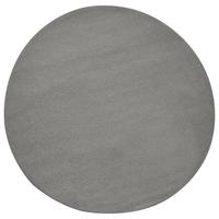 TEPPICH Dunkelgrau 140 cm Wolle Vasco - Dunkelgrau, Textil (140/140cm) - Beliani