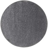 HOCHFLOR VELOURS TEPPICH COTTAGE RUND - Grau, Textil (160/160cm) - Snapstyle