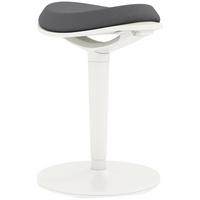 SITZHOCKER, ergonomischer, Mesh, Grau - Grau, Kunststoff (35.5/71.5/42.5cm) - HOMCOM