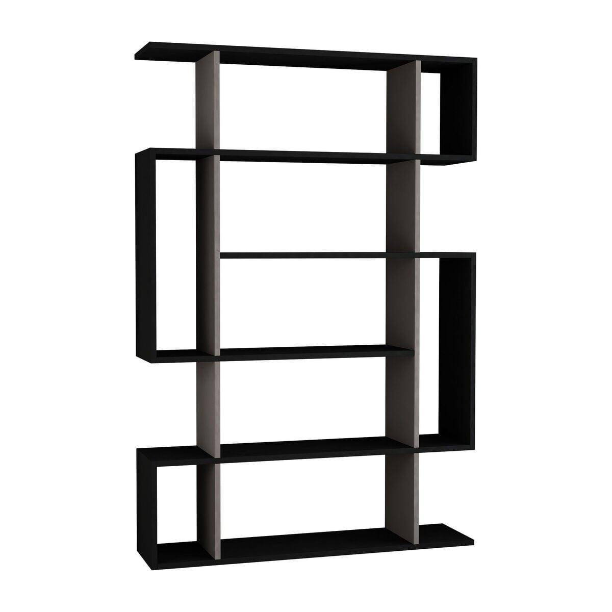 BÜCHERREGAL Mito - 108/25/161 cm - Grau, Holzwerkstoff (25/161/31cm) - Calicosy