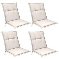 NIEDERLEHNERAUFLAGE Flair NL 100/50/8cm Natur (4tlg) - Naturfarben, Textil (50/6/100cm) - Beautissu 