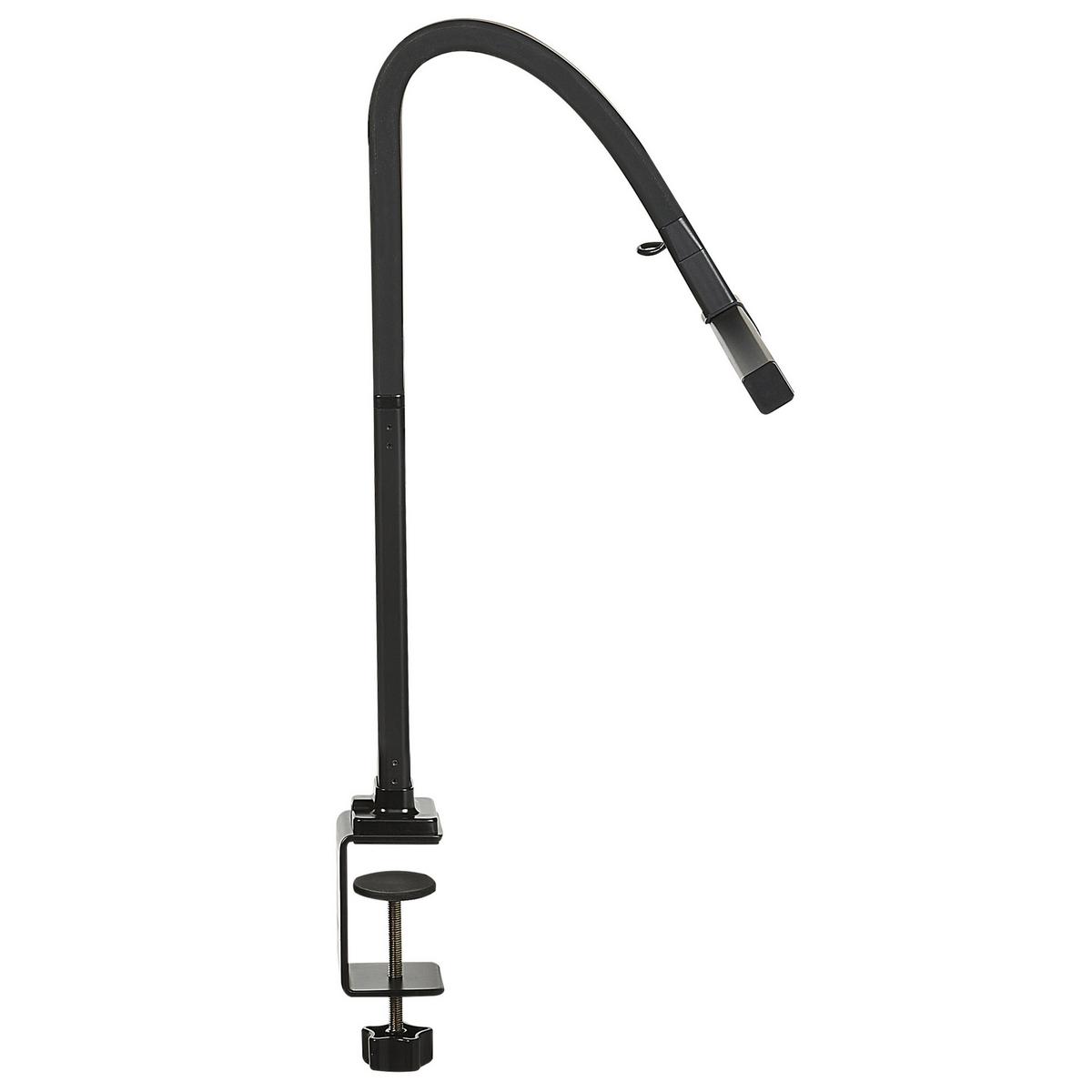 SCHREIBTISCHLAMPE Auriga 48/5/48 cm - Schwarz, Kunststoff (48/5/48cm) - Beliani