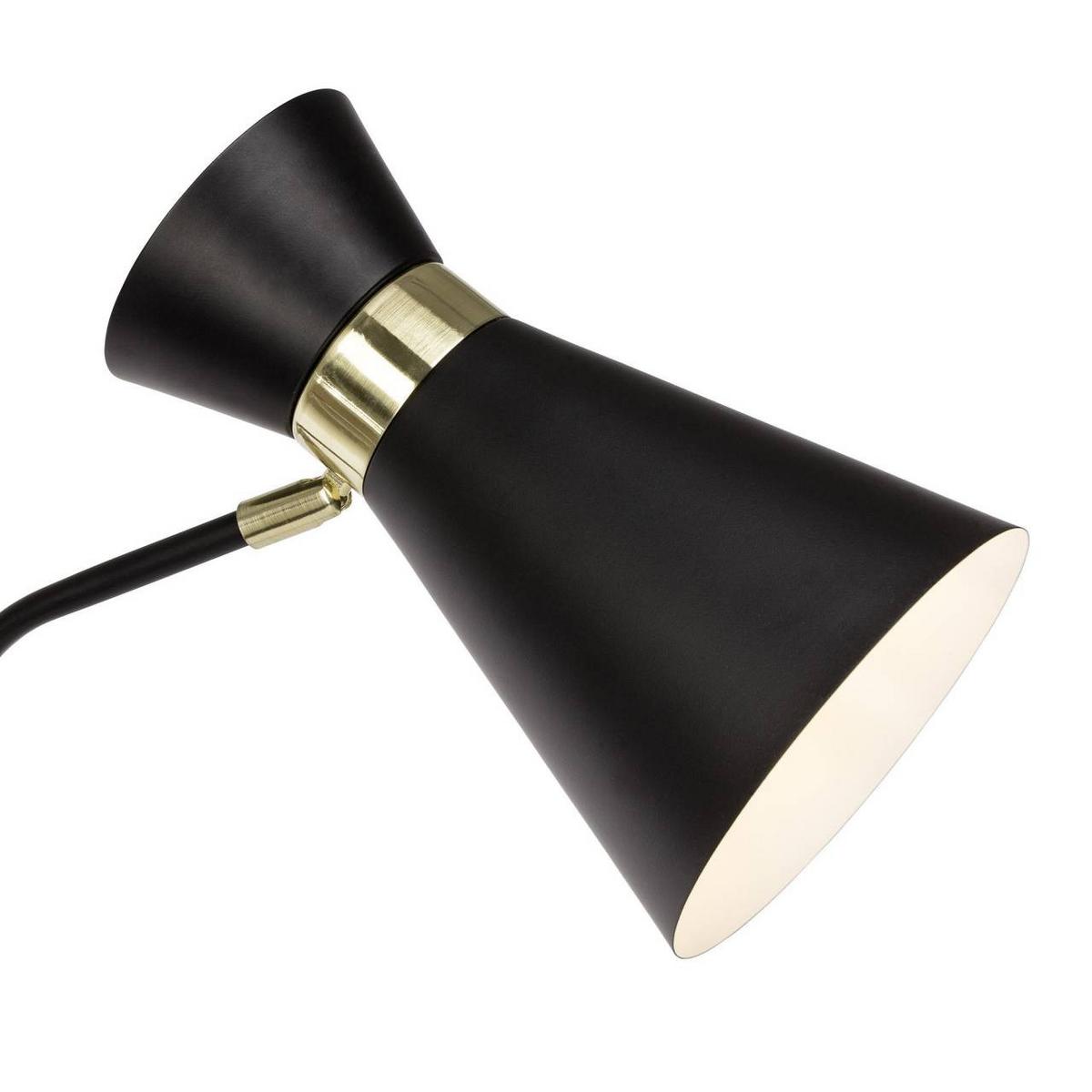 STANDLEUCHTE Goldy 52870/06 - Schwarz, Metall (43/25/148.5cm) - Brilliant
