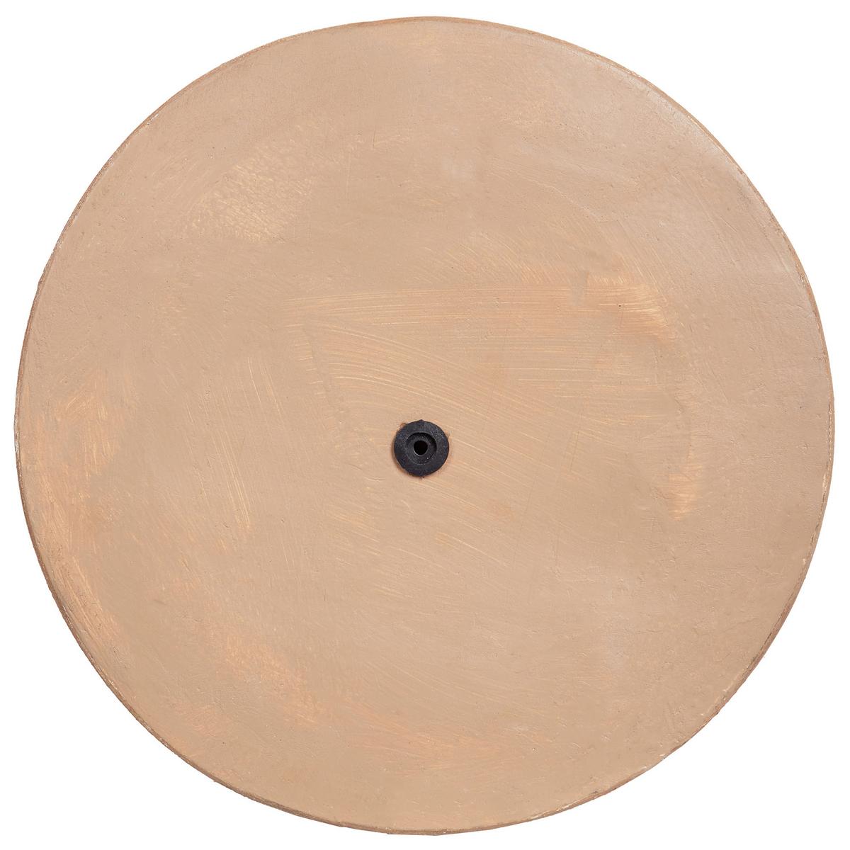 PFLANZTOPF Braun Disporum - Beige/Braun, Stein (37cm) - Beliani