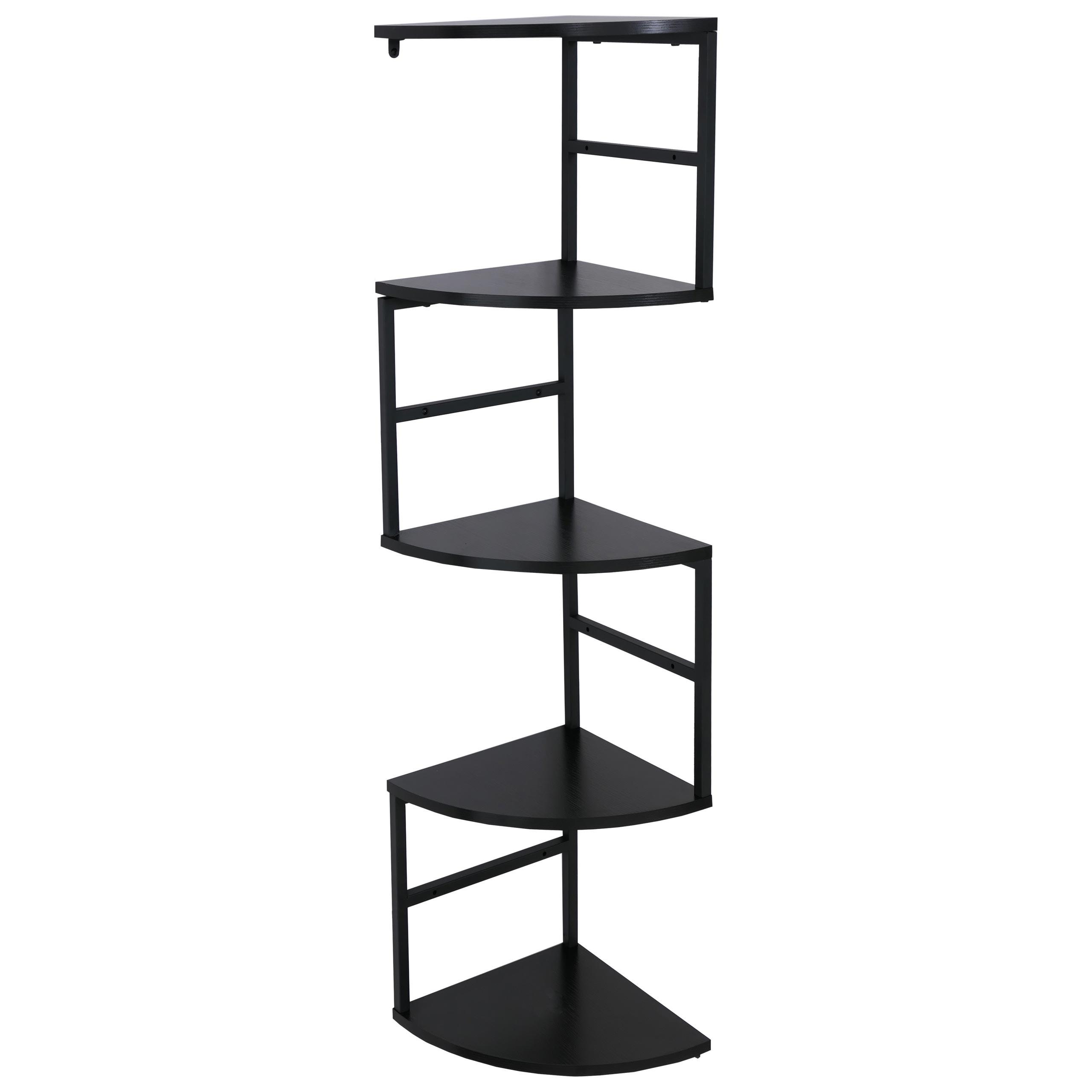 ECKREGAL Schwarz - Schwarz, Metall (30/128/30cm) - MCW