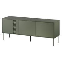 TV-LOWBOARD Tresse 150 3D - Grün, Holzwerkstoff/Metall (150/55/40cm) - MIRJAN24