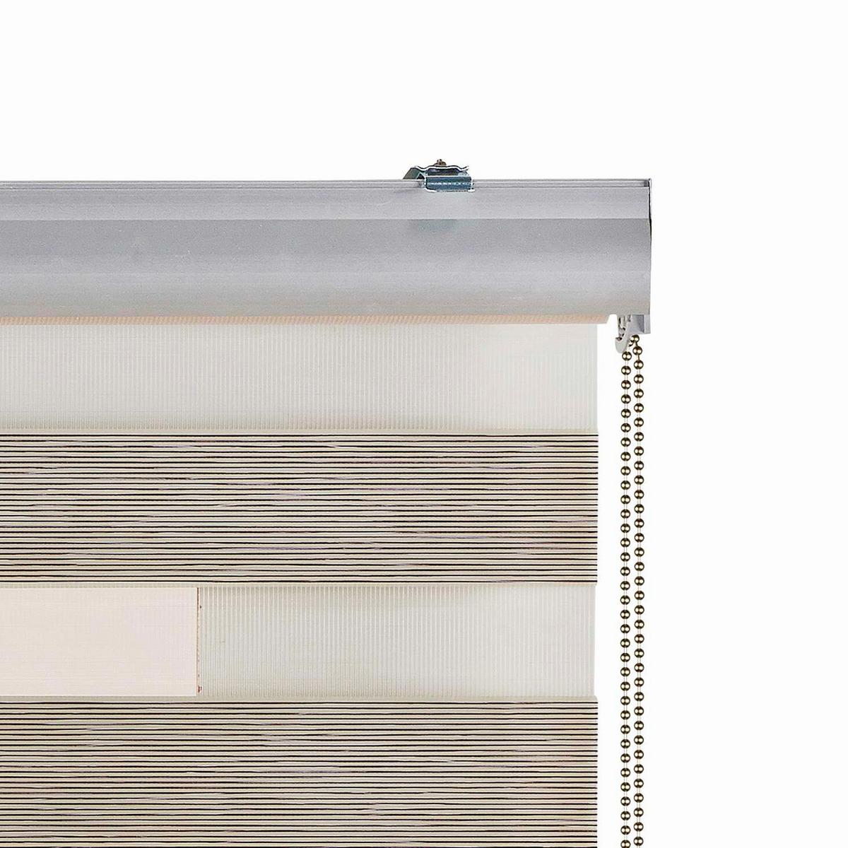 DOPPELROLLO Beige 200x250 cm - Beige, Kunststoff (200/250cm) - STORESDECO