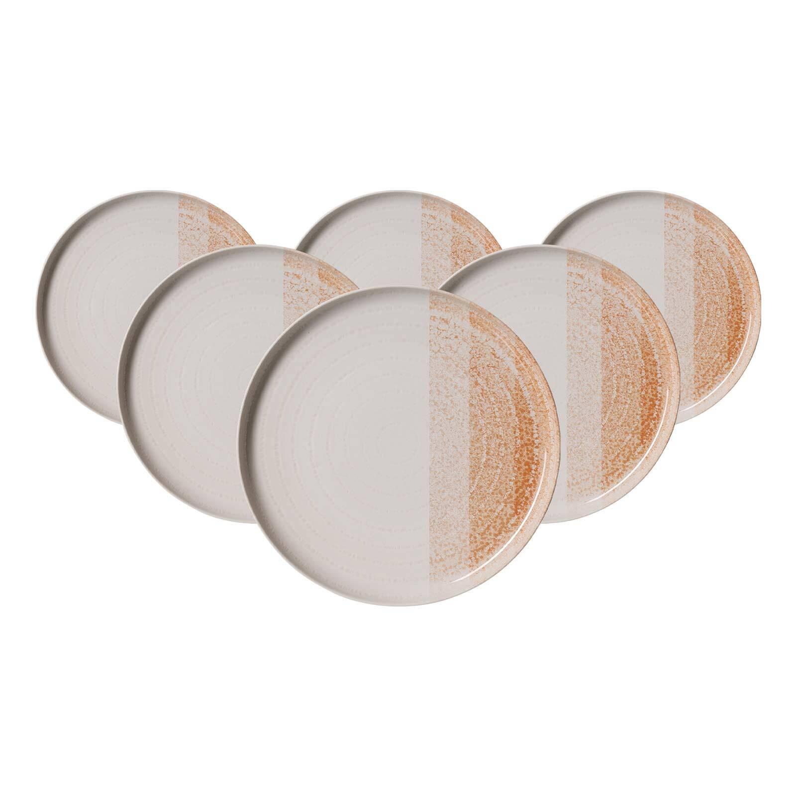 FRÜHSTÜCKSTELLER Trio Braun ø 19,5 cm 6er Set - Braun, Keramik (19.5cm) - Ritzenhoff Breker