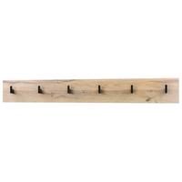GARDEROBENPANEEL Linea Eiche Natur - Eichefarben, Holzwerkstoff (110.5/14.5/3.5cm) - Vladon
