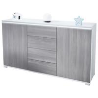 SIDEBOARD Faro Avola-Anthrazit - Anthrazit, Holzwerkstoff (138.5/75.5/35cm) - Vladon