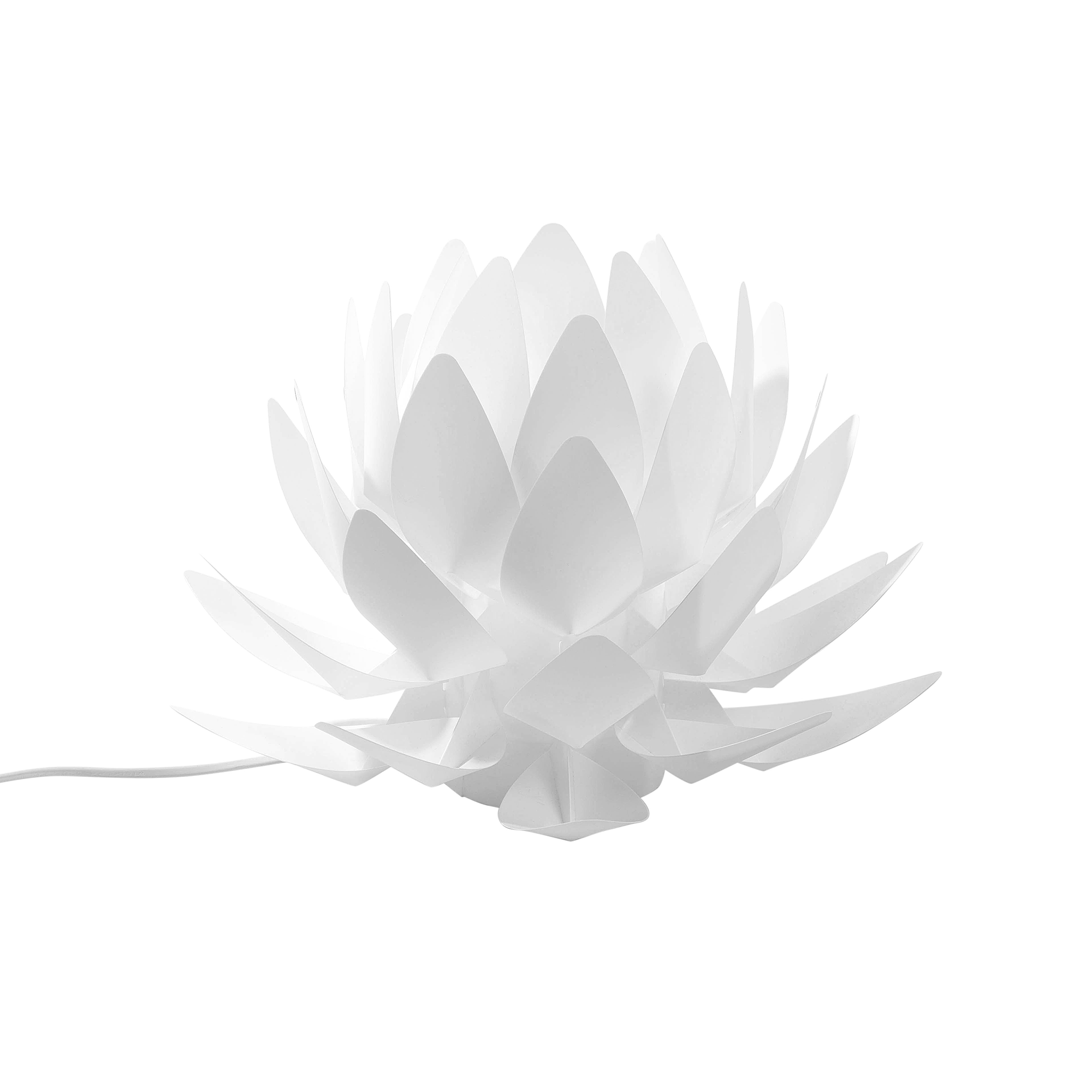TISCHLAMPE Musone 39/39/30 cm - Weiß, Kunststoff (39/39/30cm) - Beliani