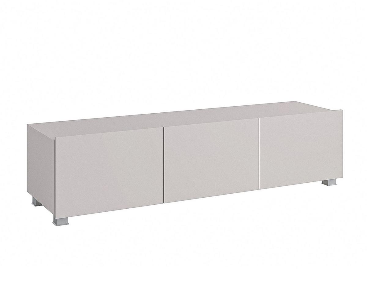 WOHNWAND Kossana 11 Beige 300/142/43 cm Design - Beige, Holzwerkstoff/Kunststoff (300/142/43cm) - AX Living