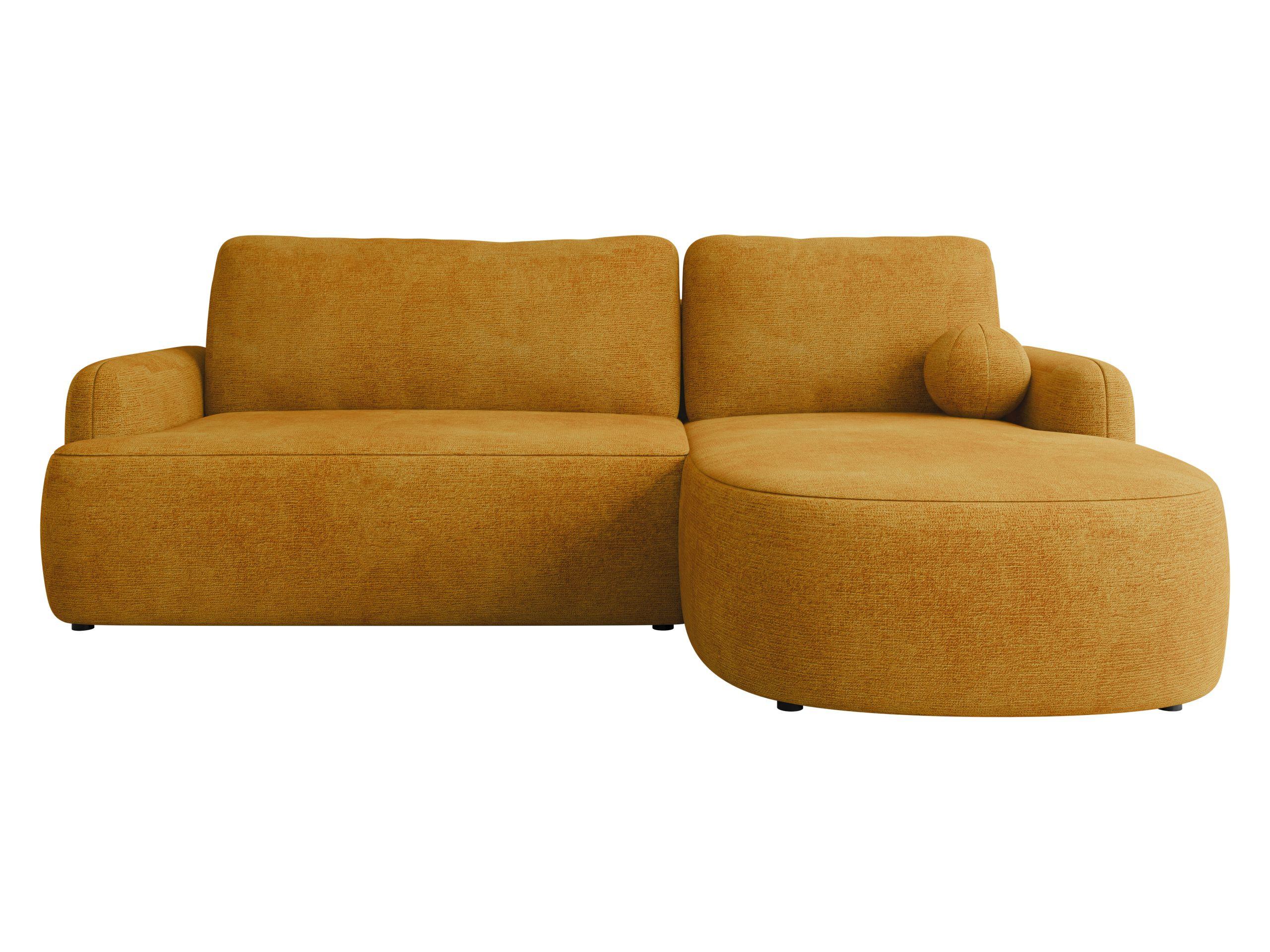 ECKSOFA Loridu, Seite: Rechts - Gelb/Schwarz, Holz/Kunststoff (250/174cm) - MIRJAN24