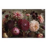 GLASPLATTE für Kamin 120x80 cm - Weinrot, Glas (120/80/0.4cm) - TULUP