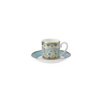 ESPRESSOTASSE MIT UNTERTASSE Samarkand Aquamarin blau 50 ml - Blau, Keramik (12.6/7.8/12.6cm) - Villeroy & Boch
