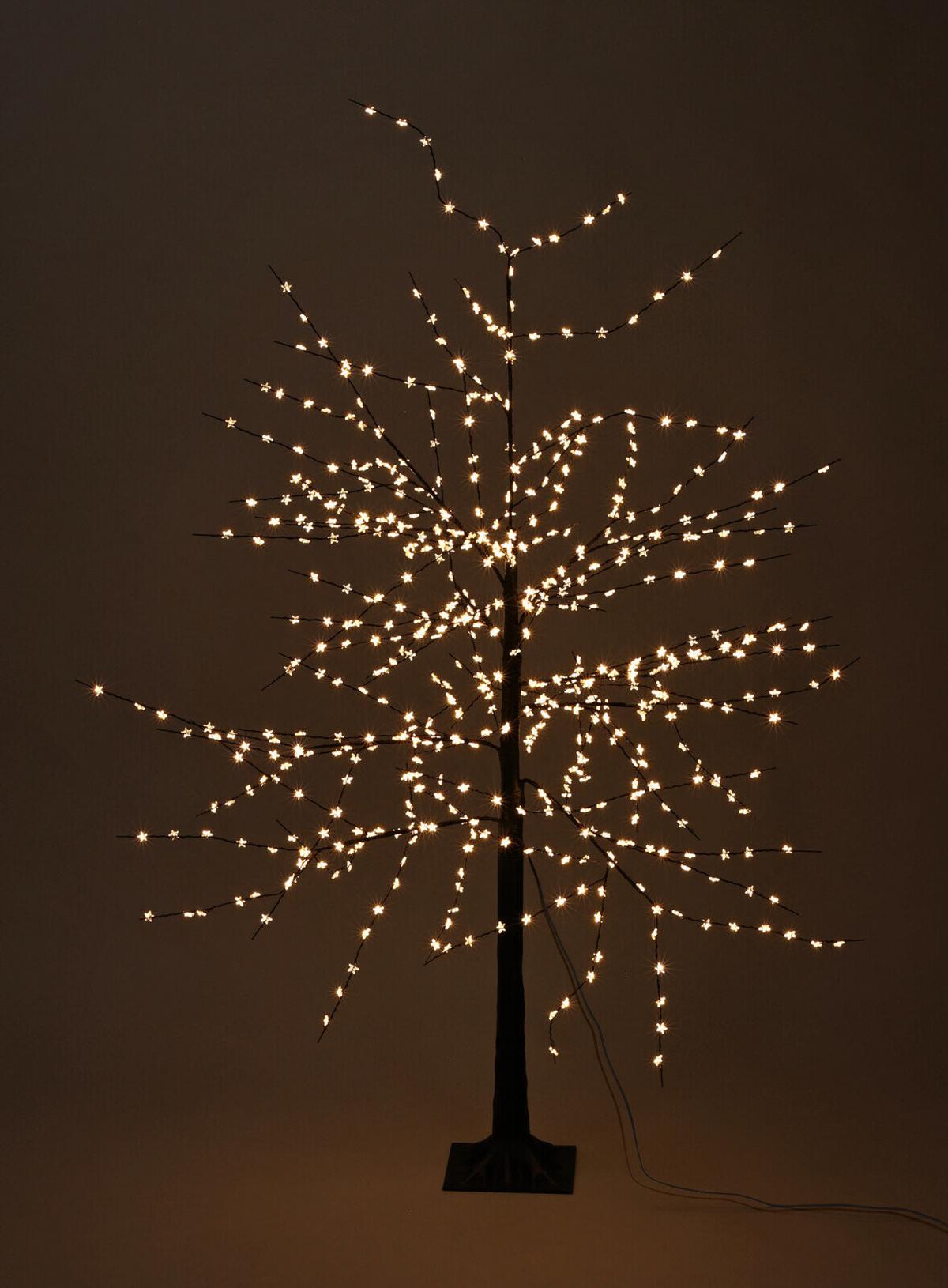 LICHTDEKORATION Weihnachtsbaum 150 cm - Schwarz, Metall (18/150cm) - Home Styling Collection