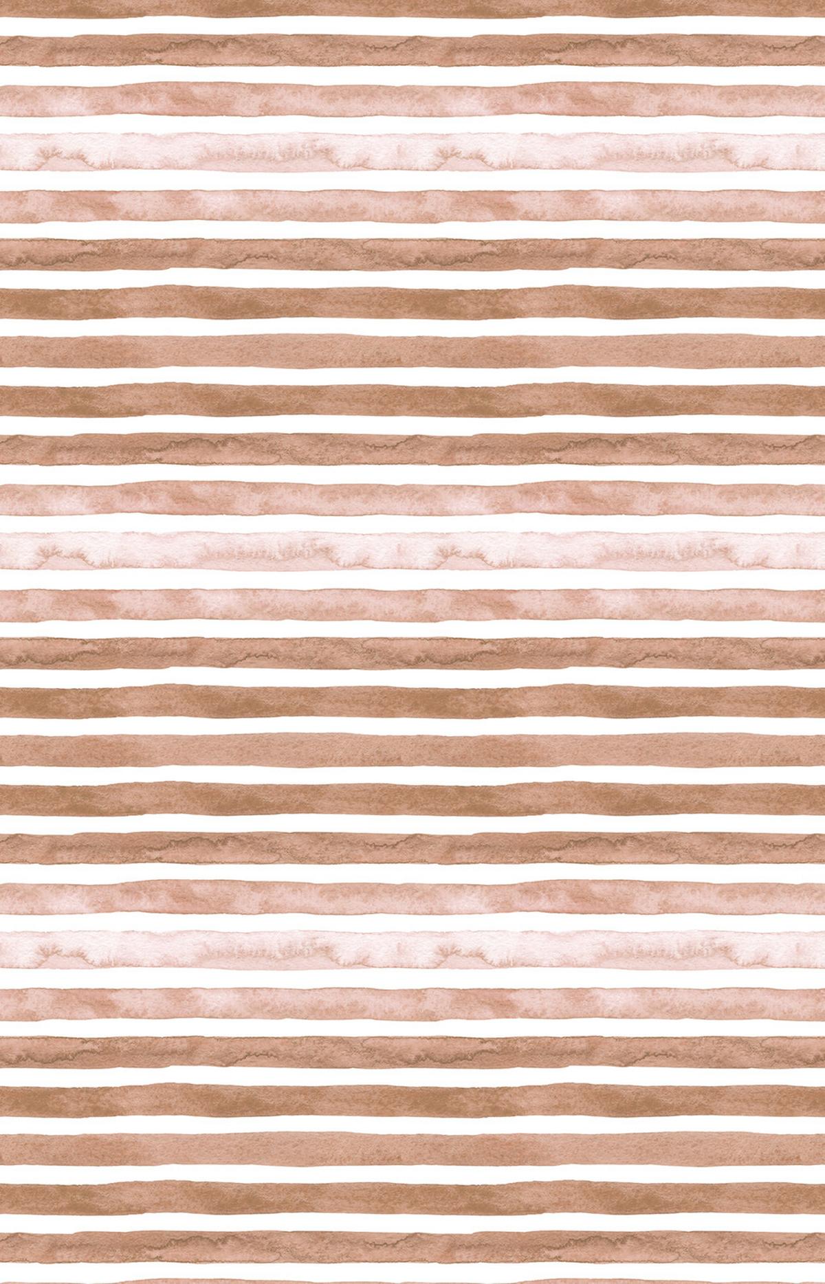 VERDUNKELUNGSROLLO 90x140 cm Braun bemalte Streifen - Braun, Textil (90/140cm) - TULUP