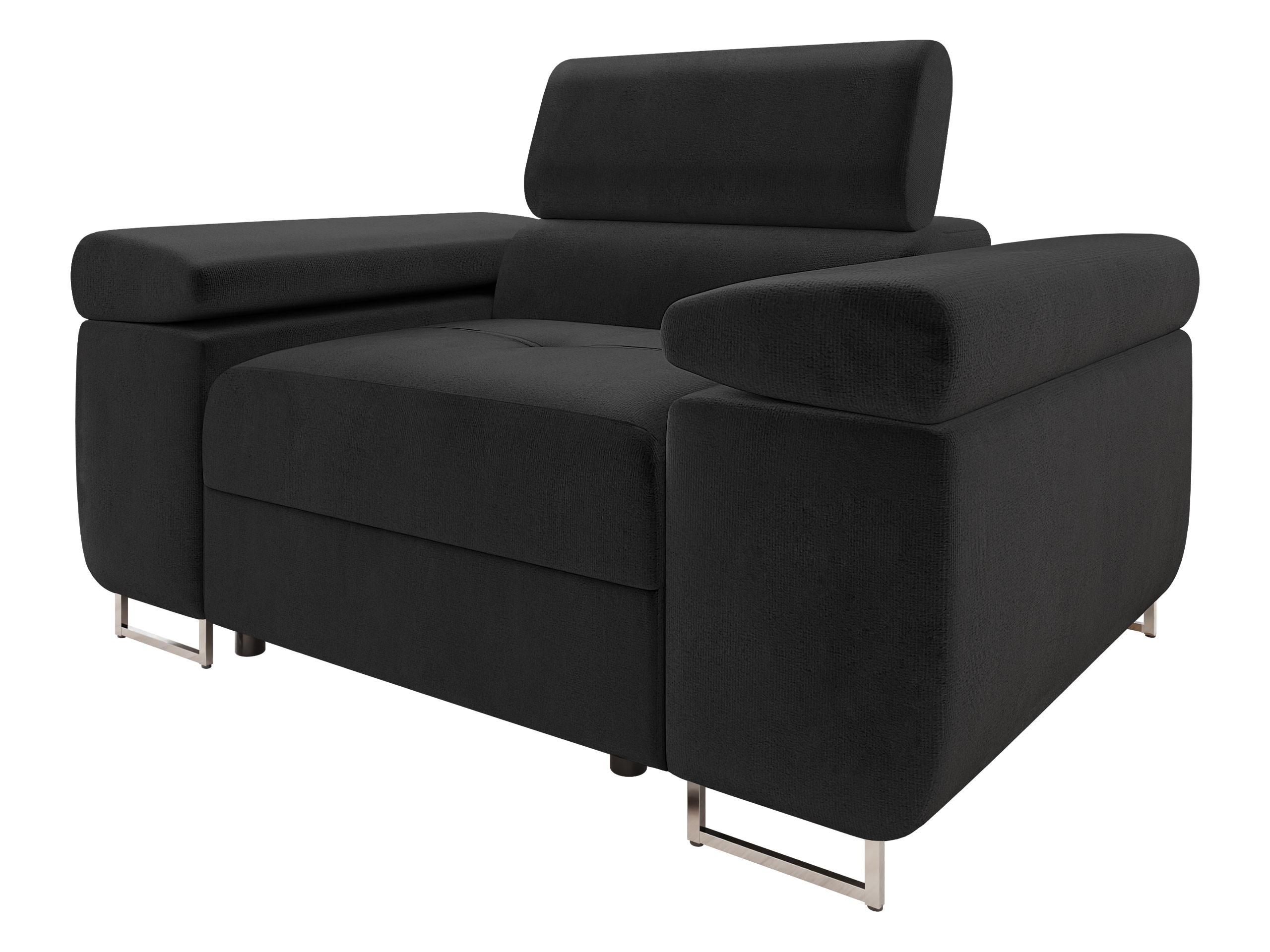 SESSEL Torezio - Schwarz, Holz/Textil (134/90/102cm) - MIRJAN24