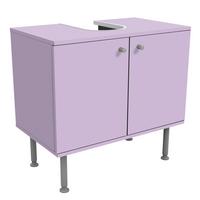 WASCHBECKENUNTERSCHRANK Colour Lavender 60/55/35 cm - Violett, Holzwerkstoff (60/55/35cm) - Bilderwelten