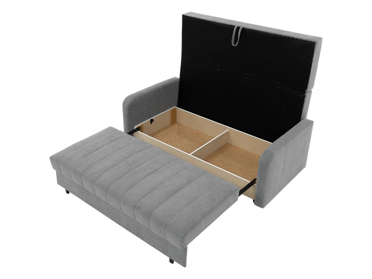 SCHLAFSOFA Viva Silk IV - Schwarz/Grau, Holz/Textil (172/85/98cm) - MIRJAN24
