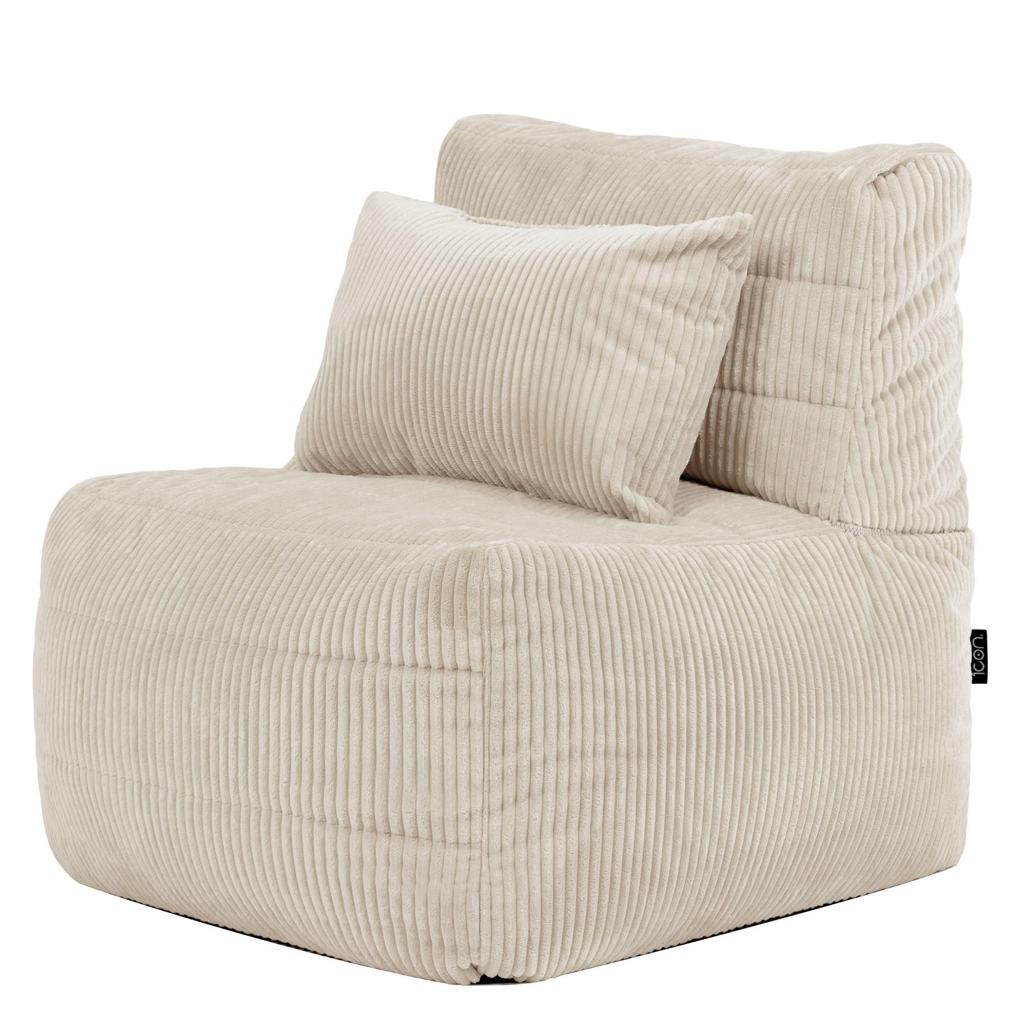SITZSACK-SESSEL Noa modular Cord - Beige, Textil (75/70/78cm) - icon